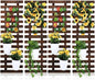 Weysat 4 Pcs Wall Planter Wooden Orchid Hanging Planter for Indoor Plants Wall Mount Planter Stand Frame Display Air Plant Holders Outdoor Vertical Rack Wall Decoration for Garden (12 x 35 in)