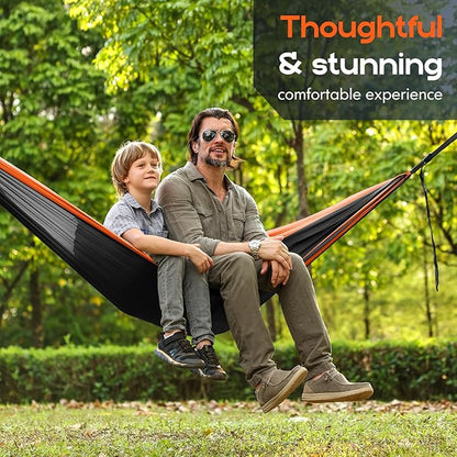 Camping Hammock Mosquito Net,Double & Single Portable Hammocks Hammocks with 2 Tree Straps,Hammock Tent for Travel Camping,Camping Accessories for Indoor Outdoor Hiking Backpacking Backyard Beach