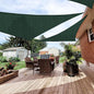 Patio Paradise 26' x 26' x 26' Sun Shade Sail Triangle Canopy Shade Cloth Fabric Sunlight Block Patio Pergola Cover HDPE Deck Awning for Outdoor Backyard Roof Shading, Green