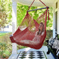 Bathonly Large Hammock Chair with Spreader Bar, Caribbean Hammock Swing Chair, XL Hammock Chair Outdoor Indoor, 330 LBS Weight Capacity, Red
