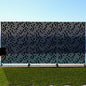 Freestanding Garden Privacy Screen, 47.2" W x 74" H, Black/Dotted Line Metal