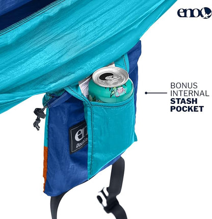 ENO, Eagles Nest Outfitters DoubleNest Lightweight Camping Hammock, 1 to 2 Person, Special Edition Colors, ATC