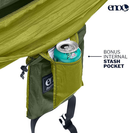 ENO, Eagles Nest Outfitters DoubleNest Lightweight Camping Hammock, 1 to 2 Person, Special Edition Colors, ATC