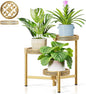 Metal Plant Stand Indoor Outdoor, 3 Tier Corner Tall Plant Shelf for Multiple Plants, Tiered Plant Stand, Heavy Duty Flower Holder, Folding Tall Rack for Garden Patio Balcony - GoldWave