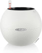 Lechuza Puro Color 20 White, Self-Watering Small Indoor Planter, D7.9 H6.3 in