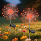 Garden Outdoor Lights, 2 Pack 120 LED Solar Garden Lights Fairy Lights Outdoor Waterproof Decorative Solar Firework Lights for Yard, Patio, Pathway, Flowerbed Party Wedding Decor, Orange
