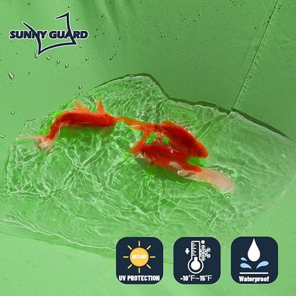 SUNNY GUARD Waterproof Sun Shade Sail 6'x7'x9.2' Lemon Green Right Triangle UV Block Sunshade for Backyard Yard Deck Patio Garden Outdoor Activities and Facility(Customized)