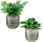 Melphoe Self Watering Pots for Indoor Plants Planter, 4.3 Inch 2 Pack Planters Self Watering Plant Pots for Flower, Houseplants, Succulent, African Violets and Cactus with Drainage