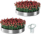 Galvanized Metal Planter Raised Garden Bed Kit for Gardening Outdoor Garden Box Raised Flower Bed 2PC Metal 3X3X1FT