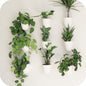 PlantPod Classic - Self-Watering Wall Planters (9, White) - Easy to Water and Install - Lightweight - Design Your Own Vertical Garden - Wall Planters for Indoor Plants