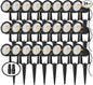 Low Voltage Landscape Lights Outdoor: 7W 700LM LED Landscape Lighting with Connectors for Tree Garden Yard Pathway | 12V 24V Warm White 2700K Spotlights | IP65 Waterproof | 24 Pack