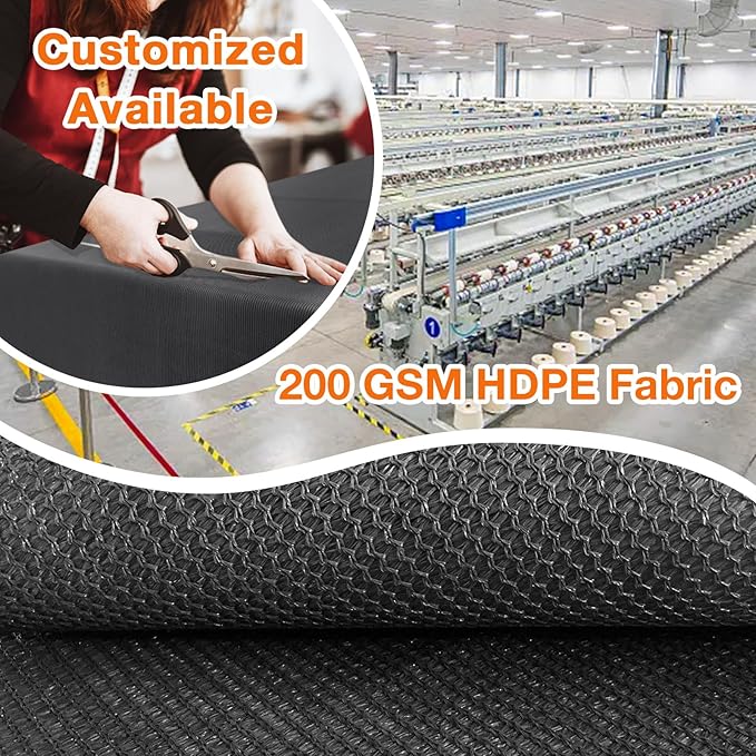 Artpuch Outdoor Pergola Shade Cover 23x24 FT Sun Shade Cloth with Grommets Dark Grey 90% UV Protection Canopy Patio Privacy Screen (Customized Available)