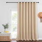 NICETOWN Sliding Door Curtain for Living Room, Grommet Blackout Patio Door Curtain Privacy Thermal Insulated Window Treatment for French, Biscotti Beige, W100 x L144, 1 Panel