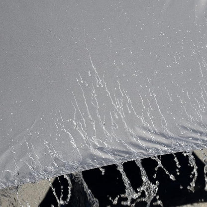 Artpuch Waterproof Sun Shade Sail, 12'x16' Light Grey Rectangular, UV Resistant Rain Canopy, Curved Edges Shade Cloth for Outdoor Patio, Deck, Yard (Customizable)