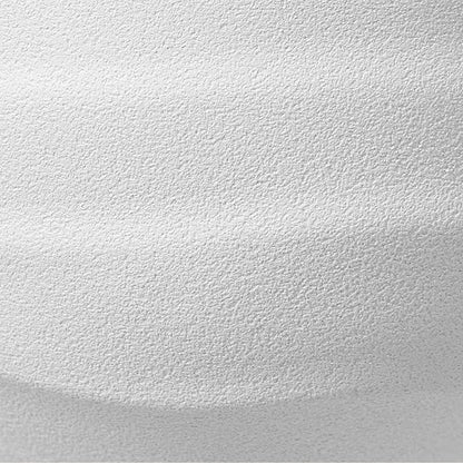 La Jolie Maison 10 Inch Hanging Planters for Indoor Plants, Outdoor Garden Planter Pots with Self-Watering Tray, Eggshell White, Set of 2