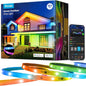 Govee Outdoor LED Strip Lights, 32.8ft Smart Outdoor Lights Work with Alexa and Google Assistant, App Control, IP65 Waterproof, RGBIC LED Lights for Patio, Eave, Holiday Decorations