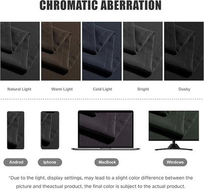 BONZER Waterproof Outdoor Curtains for Patio Porch Pergola Cabana Thick Privacy Extra Wide Grommet Indoor Curtains for Bedroom Living Room, 1 Panel, 150W x 84L inch, Charcoal