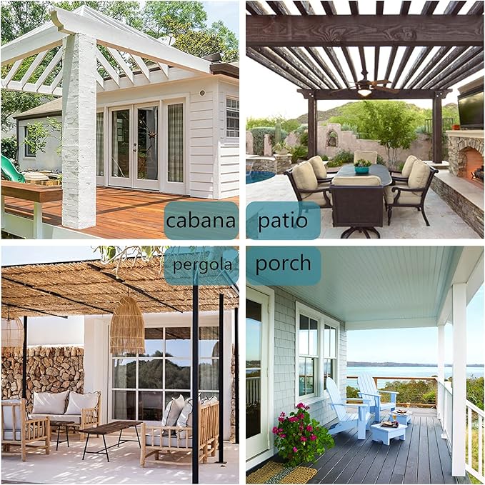 BONZER Waterproof Indoor/Outdoor Curtains for Patio Thick Privacy Grommet Curtains for Bedroom, Living Room, Porch, Pergola, Cabana, 1 Panel, 84W x 108L inch, Charcoal