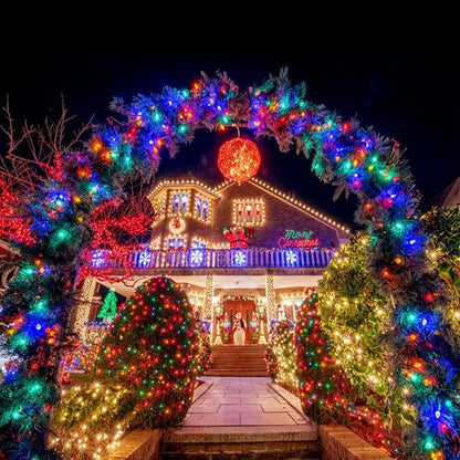 String Lights 163 ft Multicolor 500 LED, 8 Modes and Timer