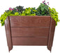 Dalen Modular Raised Bed Garden – Faux Wood – 4 Panel Starter Pack – Makes Square Foot Gardening Easy – 12x9 in