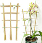 16Inch 5Pack Bamboo Trellis for Climbing Plants, Garden Ladder Trellis for Potted Plants Indoor, Fan Shaped Small Plant Support Trellis for HousePlants Ivy Vine Monstera 3-4