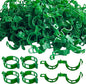 OJYUDD 200 Pcs Plant Support Clips,Plastic Plant Clips for Climbing Plants,Garden Vine Clips for Tomato,Grape,Cucumber,Vegetables (Green)