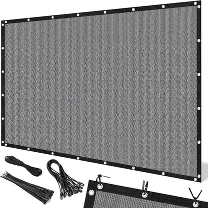 Artpuch 90% Sun Shade Cloth, 12 x 16 FT Pergola Shade Cover Canopy with Grommets, Sun Screen Fabric Tarp for Patio, Outdoor, Garden, Backyard, Light Grey