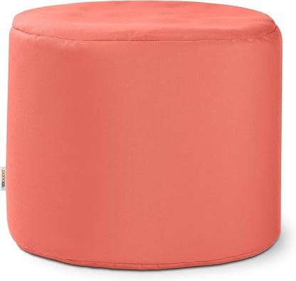 Jaxx Spring Indoor/Outdoor Bean Bag Pouf Ottoman, Flamingo