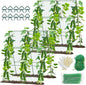 55" H x 36" W Cucumber Trellis for Raised Bed Garden, Cucumber Trelli for Climbing Plants Outdoor，A-Frame Vegetable Grow Supports, Tomato Plant Support for Tomato Squash Zucchini (1PC)