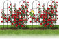 2 Pack Trellis for Climbing Plants Outdoor,47.2" H Garden Trellis,Rustproof Garden Arch Trellis Cucumber Tomato Support Structure for Raised Bed