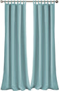 Elrene Home Fashions Matine Weatherproof Tab-Top Indoor/Outdoor Solid Color Curtain Panel for Porch, Pergola, Patio, Deck, 52”W x 95”L, Mineral