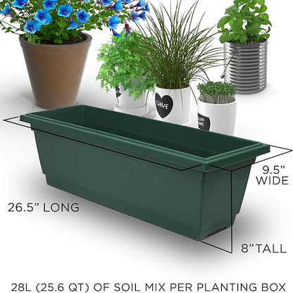 Outland Living 6-Ft Raised Garden Bed - Vertical Garden Freestanding Elevated Planter with 4 Container Boxes - Good for Patio or Balcony Indoor and Outdoor - Perfect to Grow Vegetables Herbs Flowers