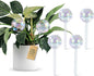 Extra-Thick Clear Glass Plant Watering Globes, Rainbow Gradient Self Watering Globes, Automatic Plant Waterer, Self Watering Planter Insert Spikes Devices for Everyday or Vacation Use, 6-Pack