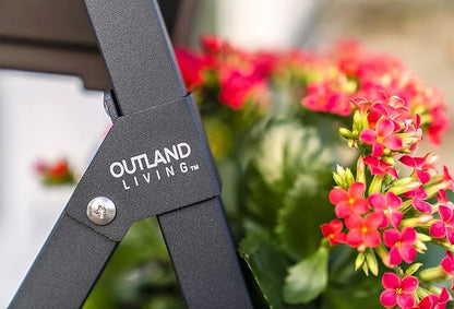 Outland Living 4-Ft Raised Garden Bed - Vertical Garden Freestanding Elevated Planters 4 Container Boxes - Good for Patio Balcony Indoor Outdoor - Perfect to Grow Vegetables Herbs Flowers