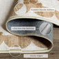 Outdoor Rugs, Beige Floral Scalloped Edge Entryway Mat, 2 x 4.3 ft