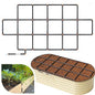 Garden Grid Watering System | Raised Garden Bed Drip Irrigation System – But Better | Pre-Assembled, Waters Every Plant Evenly, 2-Minute Setup | Square Foot Gardening Grid | US-Made (Cornerless, 3x6)