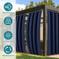 Outdoor Curtains Navy Waterproof Windproof 4 Panels 54x84 Inch