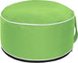 QILLOWAY Indoor/Outdoor Inflatable Stool,Round Ottoman,All Weather Foot Rest for Camping or Home,Green