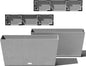 Veradek Midori Long Trough Planter (Light Grey, 31 inch - 2 Pack with 2 Saucer Trays)