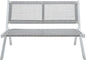 SAFAVIEH Outdoor Collection Kobina Grey Acacia Wood/Grey Rope Foldable Bench (Fully Assembled)