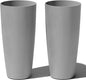 Veradek Mason Series Vega Planter - Round Tall Planter for Indoor or Outdoor Porch/Patio | Made from Plastic-Stone Composite with Drainage Holes | Modern Décor for, Flowers, Interior Plants