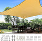 Quictent 20x20ft Fire Retardant 185G HDPE Sun Shade Sail with Hardware Kits Canopy 98% UV Block Outdoor Patio Garden (Sand)