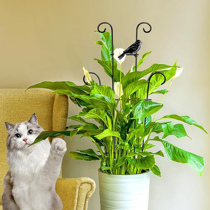 23in Plant Trellis Indoor, Trellis for Potted Plants with Bird, Garden Trellis Climber Support for Climbing Plants Pothos Hoya Vine
