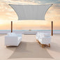 ColourTree TAPR1616 Custom Size 21' x 24' Grey Sun Shade Sail Canopy UV Block UPF50 Rectangle - Commercial Standard Heavy Duty - 190 GSM - 3 Years Warranty