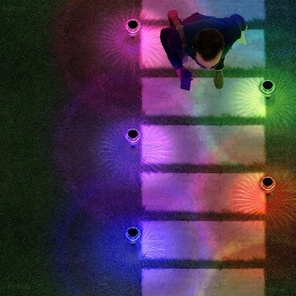Solar Lights Outdoor Pathway Waterproof 8 Pack Color Changing LED Acrylic Mushroom Decorative Garden Lights for Yard Landscape Patio Outside Decorations