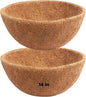 Y&M 2PCS 14" Round Coconut Fiber Liner Pre-Formed Replacement for 14'' Hanging Basket