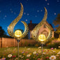 HOMEIMPRO Outdoor Solar Garden Lights Waterproof, Gifts for Mom Dad, Yard Art, Pathway, Lawn Ornaments, Outdoor Decor,Birthday Gifts for Wife Women (Bronze,2Pack)