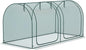Outsunny 8' x 4' Crop Cage, Plant Protection Tent with Two Zippered Doors, Storage Bag and 4 Ground Stakes, for Garden, Yard, Lawn, Green