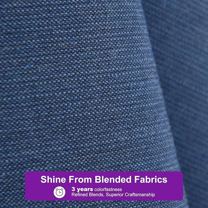 PURPLE LEAF Patio Umbrella 9' X 9' Rectangle Cantilever Umbrella Large Aluminum Outdoor Umbrellas with 360-degree Rotation & UPF40+ Premium Fabric for Deck Pool Garden Yard, Ocean Slate