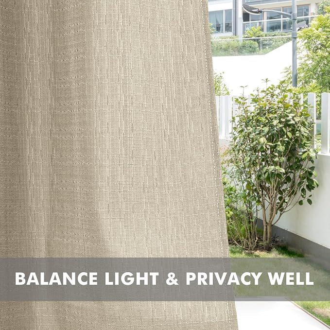 HolidayIdeas Linen Outdoor Curtains - Image 5